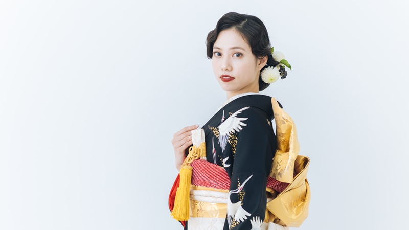 引振袖ヘアメイク着付け